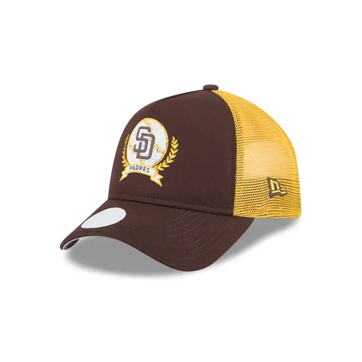 San Diego Padres MLB NEW ERA WMNS 9FORTY AF TRUCKER marron