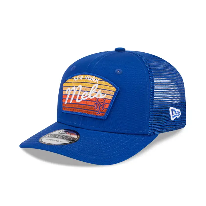 New York Mets MLB NEW ERA GRADIENT 9SEVENTY TRUCKER Bleu