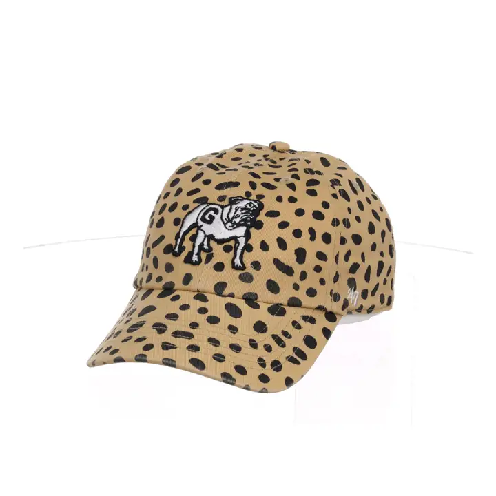 Georgia Bulldogs NCAA Wmns Cheetah Clean Up Tan