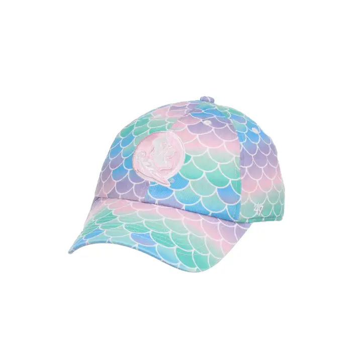 Casquette réglable pour jeune Florida State Seminoles NCAA Yth Mermaid Clean Up Turquoise