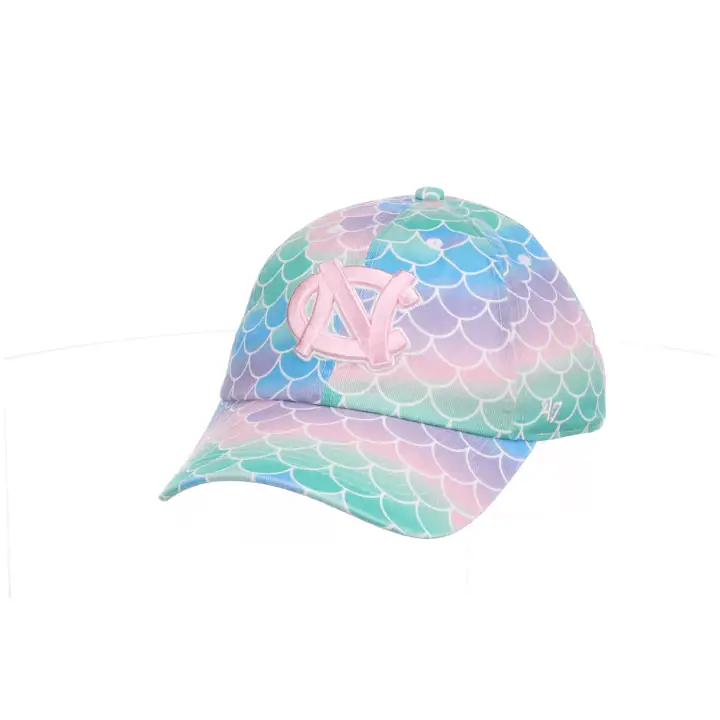 North Carolina Tar Heels NCAA Fille Sirène Nettoyage Turq