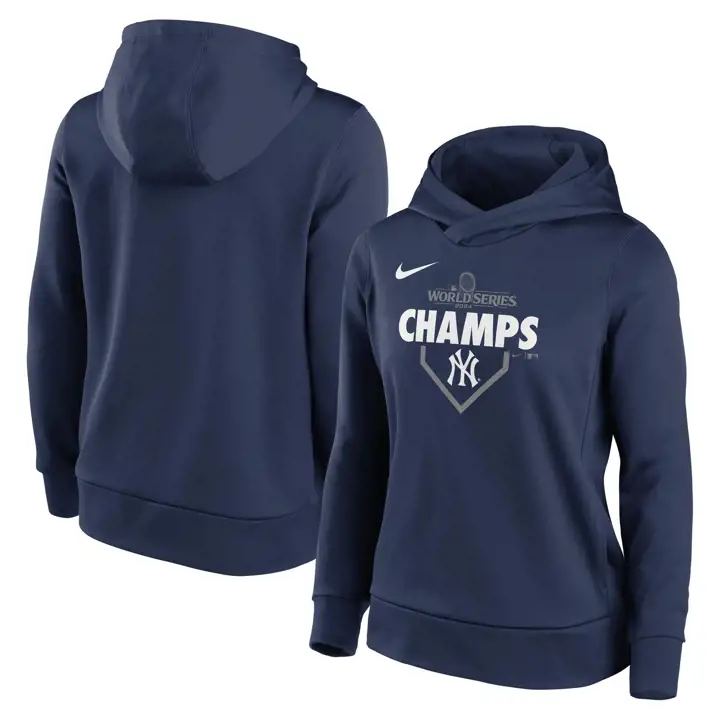 New York Yankees Femme MLB Nike Sweat à capuche 24 Noir
