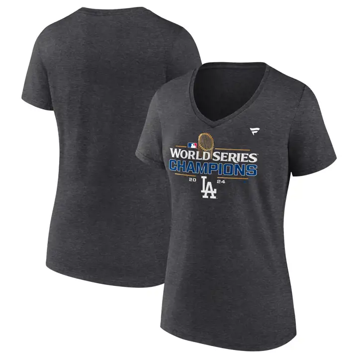 T-shirt Femme MLB Los Angeles Dodgers "Locker Room" 24 CHARBON