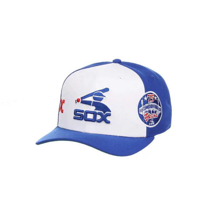 CHICAGO WHITE SOX MLB Visière pré-courbée Overbite Blanc/bleu marine