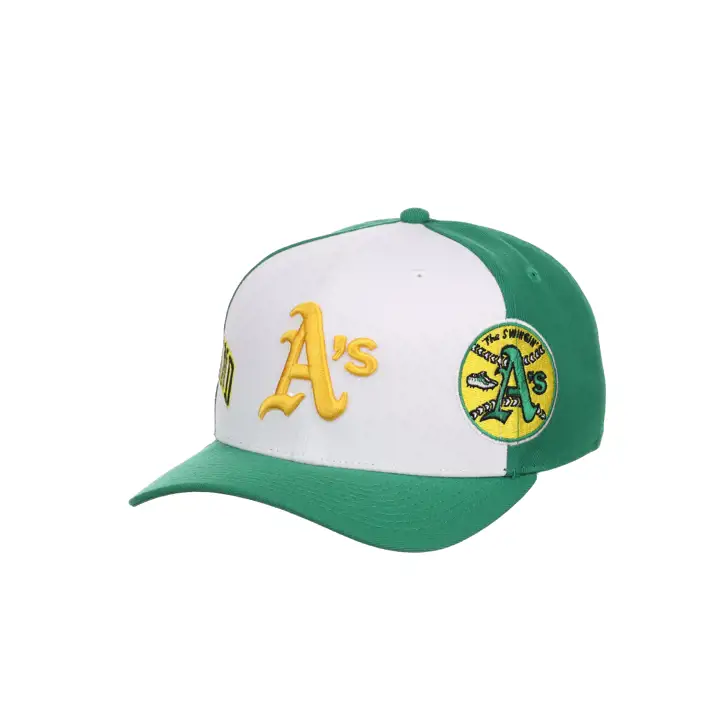 Casquette de baseball OAKLAND ATHLETICS MLB Overbite Pro Pinch Blanc/vert