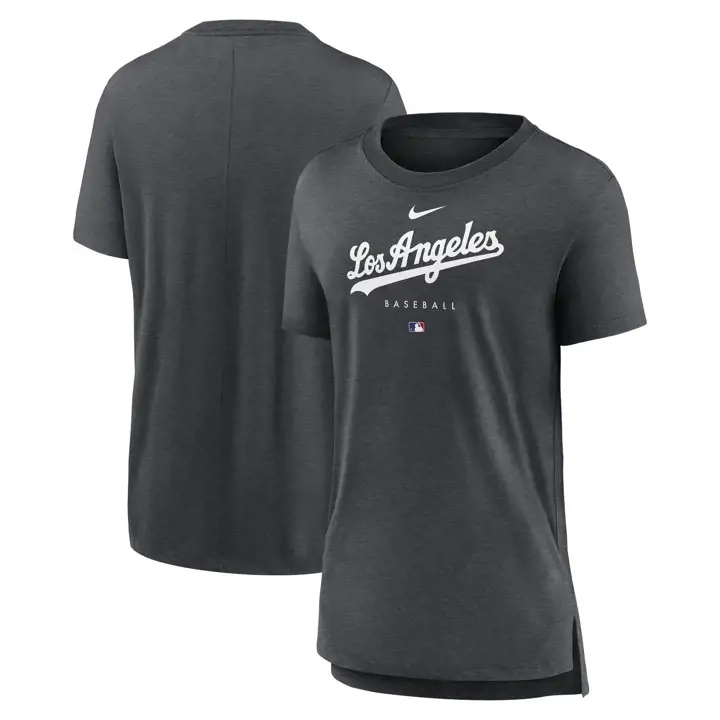 T-shirt Nike de mode pour femme Los Angeles Dodgers – Noir