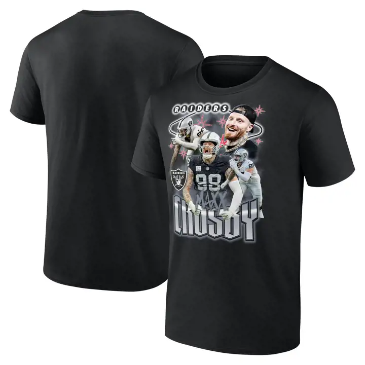 Las Vegas Raiders NFL Modern Hype Tee 24 Maxx Crosby blk