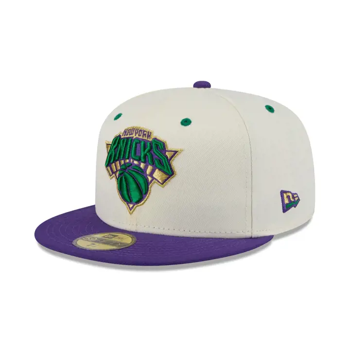 New York Knicks LHD Exclusivité JAN Mardi Gras 59FIFTY chrome/