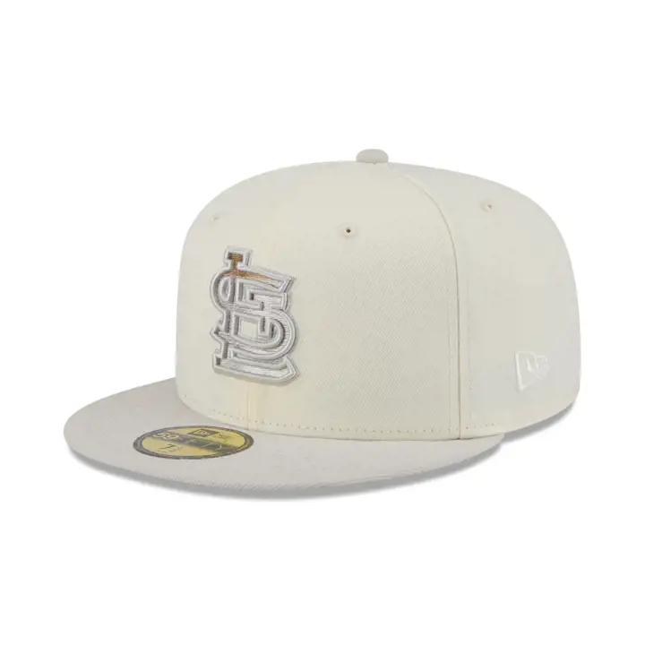 Casquette 59FIFTY en chrome de pierre LHD exclusive JAN St. Louis Cardinals