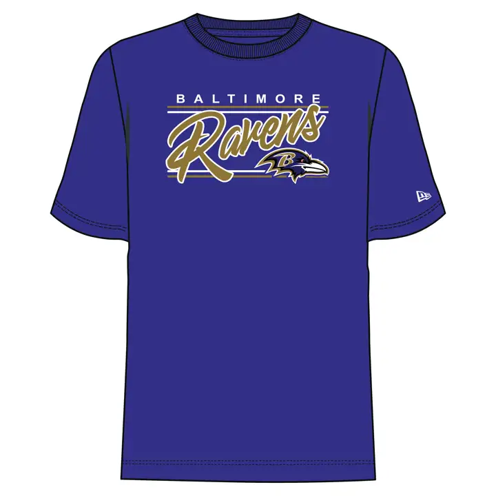 Baltimore Ravens Tee Script New Era violet