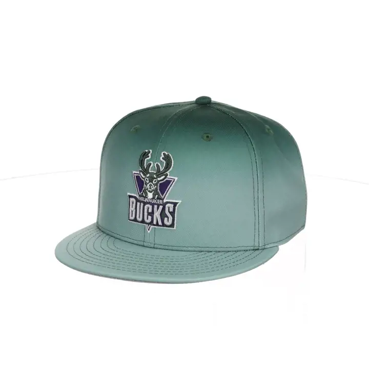 Milwaukee Bucks NBA MN Casquette Snapback Fade N Go Vert Foncé/Gris