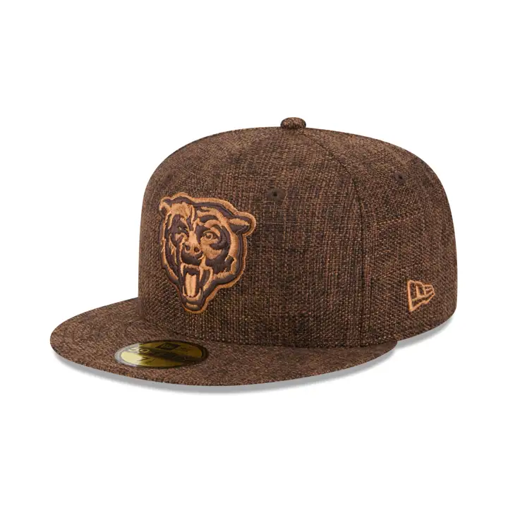 Casquette ajustée 59FIFTY NFL Chicago Bears chanvre marron Gridiron Brn/Brn