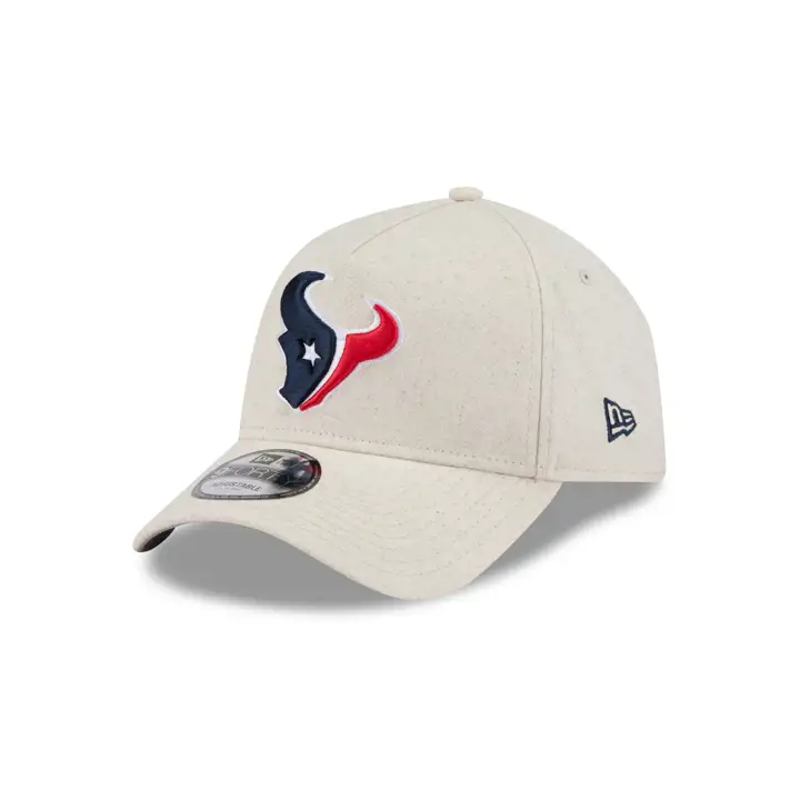 Houston Texans NFL Chanvre Beige 9FORTY A-Frame Gridiron Beige/