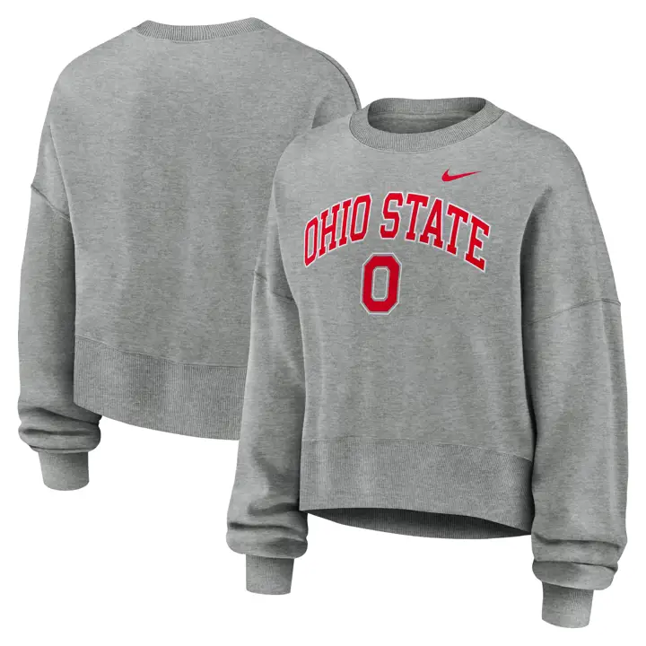 Ohio State Buckeyes Femme Phoenix Arch Oversized Crew 25 D
