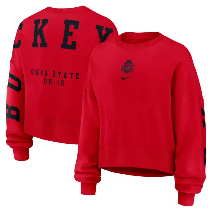 Maillot Ohio State Buckeyes Femme Phoenix Spirit Col rond 25 ROUGE