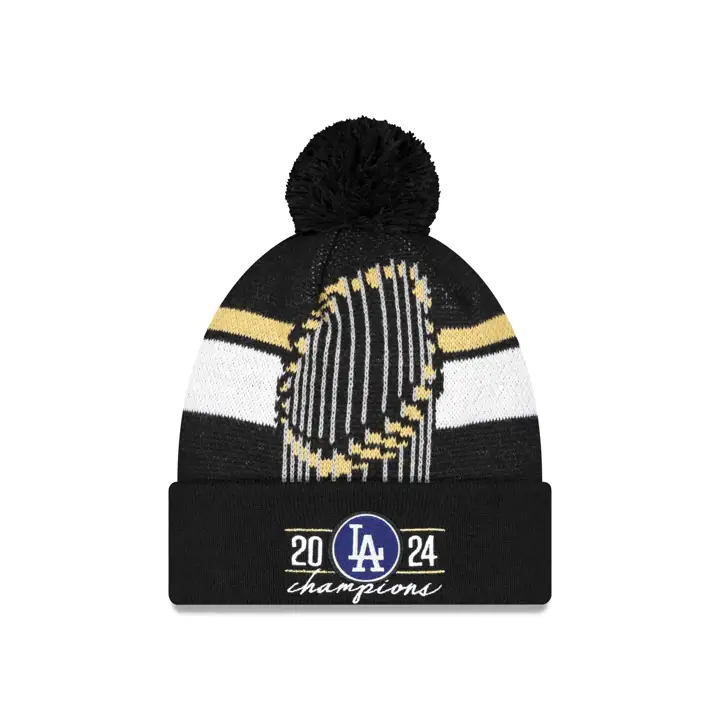 Los Angeles Dodgers 24 MLB World Series Champ Maille noir