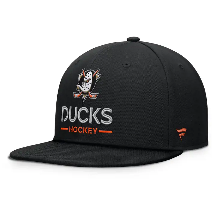 Casquette Anaheim Ducks 25 NHL AP Rink noire (Snapback)