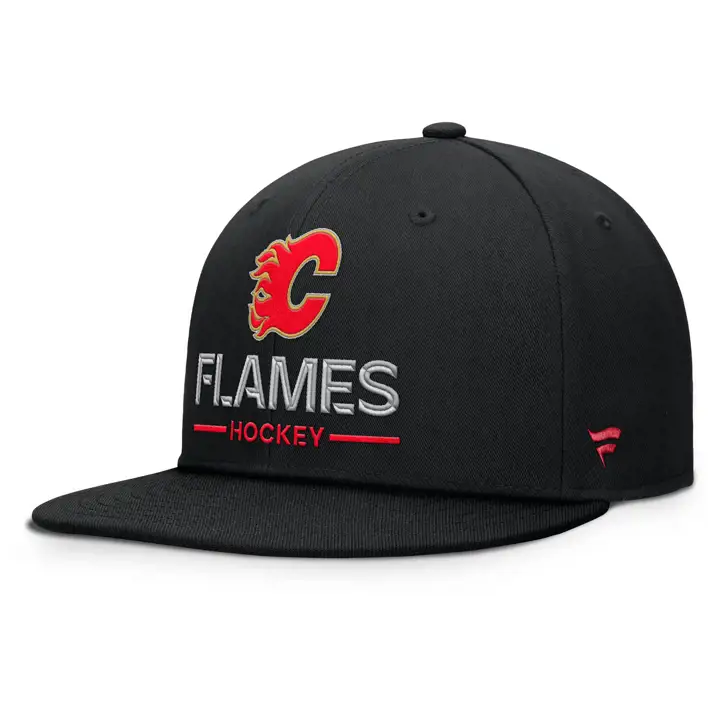 Casquette Calgary Flames 25 NHL AP Rink Snapback Noire