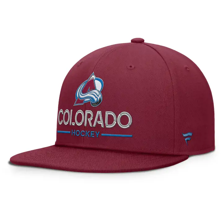 Colorado Avalanche 25 NHL AP Rink Snapback Grenat