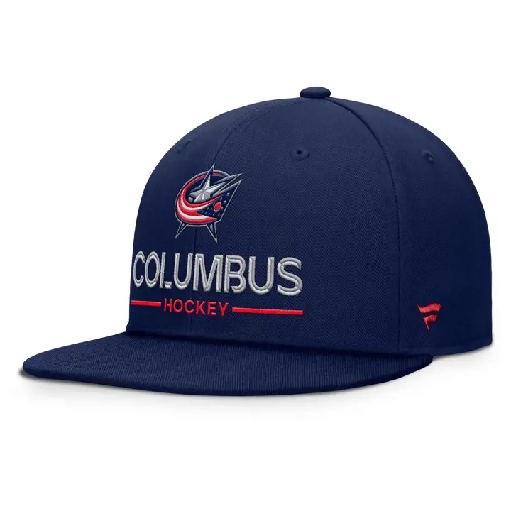 Casquette snapback Rink Columbus Blue Jackets 25 NHL AP Bleu marine