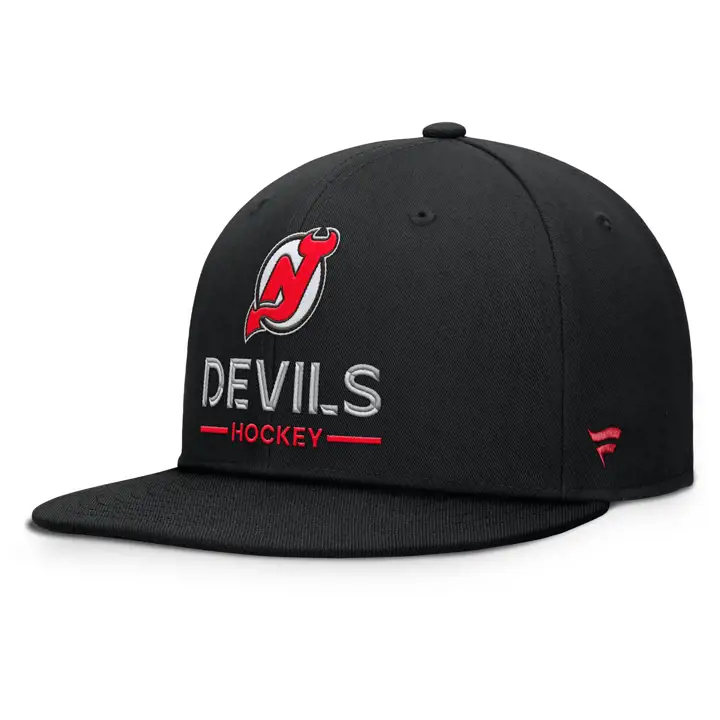 Casquette Snapback Noire New Jersey Devils 25 NHL AP Rink