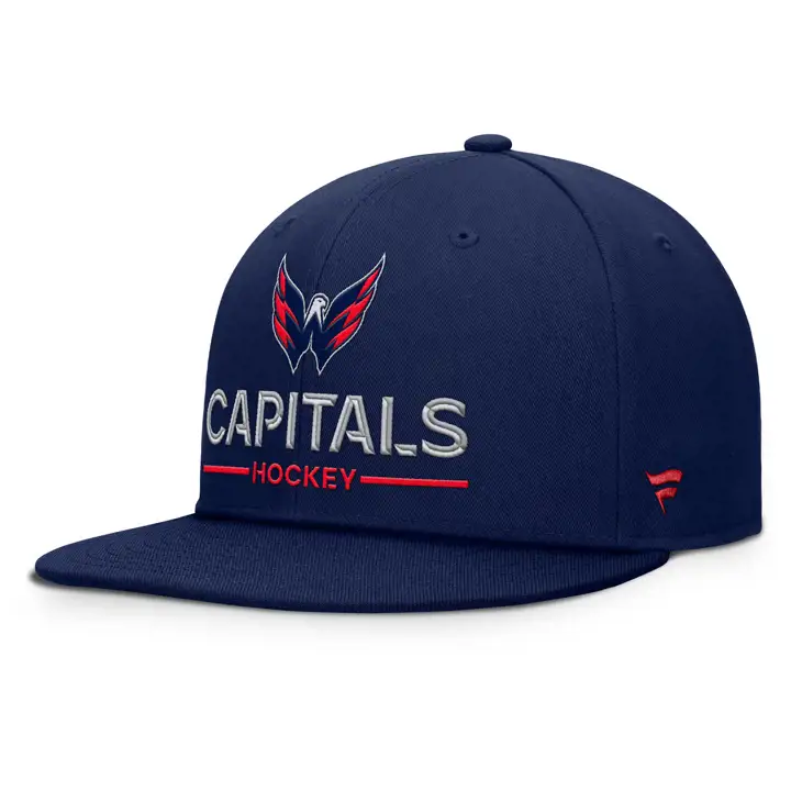 Washington Capitals 25 NHL AP Casquette plate bleu marine