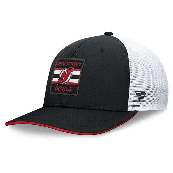 New Jersey Devils 25 NHL AP Rink Trucker BLK/WHT