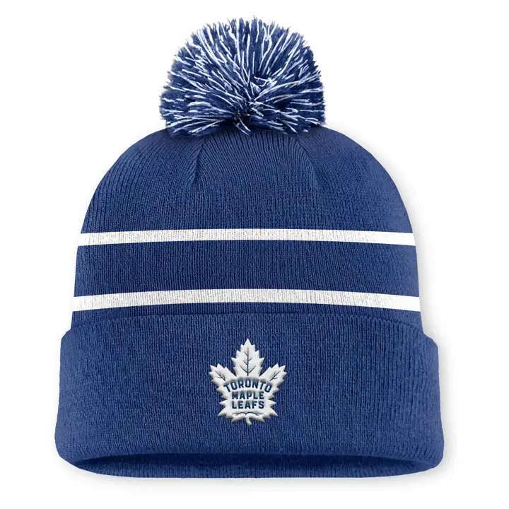 Toronto Maple Leafs 25 NHL AP Bonnet à pompon resserré BLEU/BLC