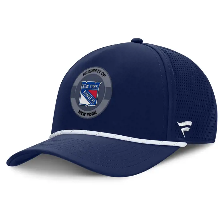 Casquette New York Rangers 25 AP NHL 5 pans pour golfeur Marine