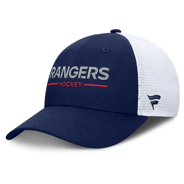 New York Rangers 25 AP NHL Rink Script Trucker Marine