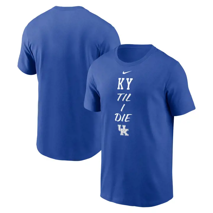 T-shirt Kentucky Wildcats en coton KY TIL I DIE pour homme rbl
