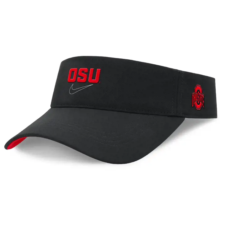 Ohio State Buckeyes NCAA Visière Ace Swoosh Noir