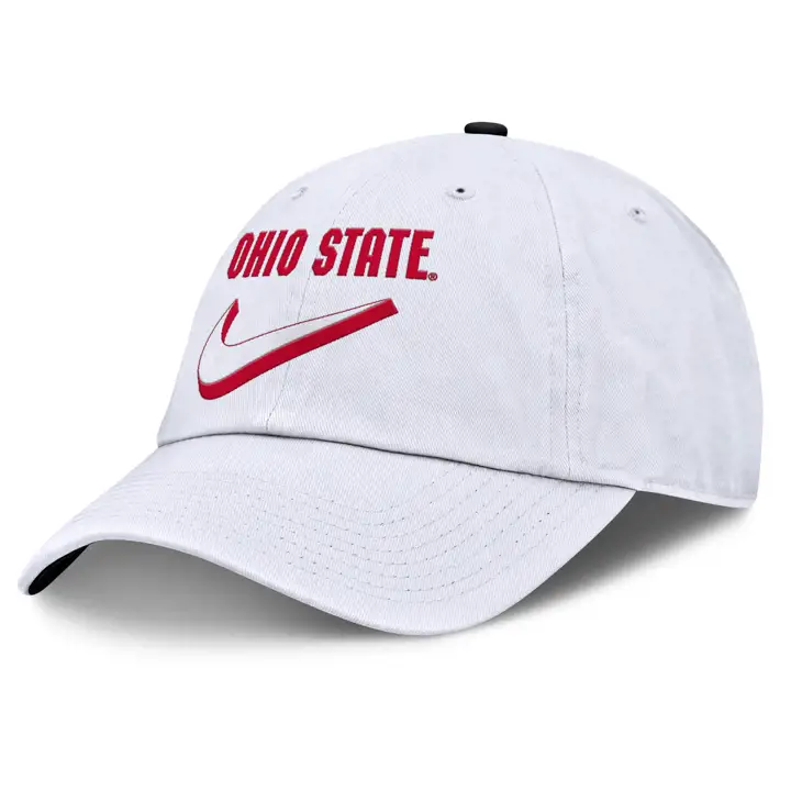 Casquette Ohio State Buckeyes NCAA NK Primetime Big Swoosh Easy Adj Wh