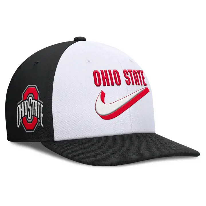 Ohio State Buckeyes NCAA NK Primetime Big Swoosh Tricolor Sn
