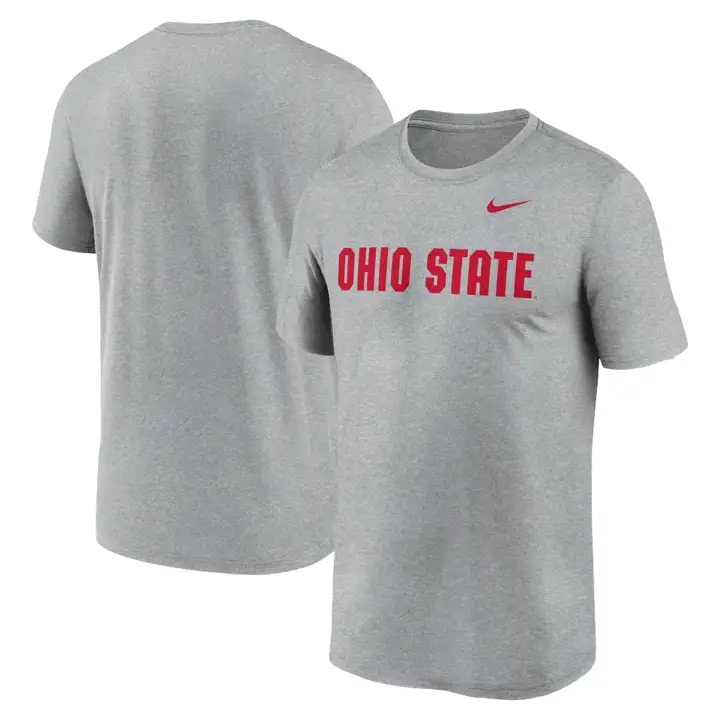 T-shirt Ohio State Buckeyes Legend – Logo principal – Gris foncé