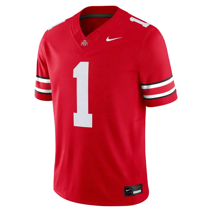 Maillot de football rouge Buckeyes de l'Ohio State en édition limitée