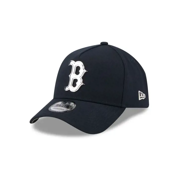 CASQUETTE BOSTON RED SOX MLB LOGO MÉTAL AF9FORTY BLEU MARINE/ARGENT