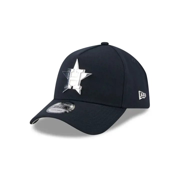 HOUSTON ASTROS MLB LOGO MÉTALLIQUE AF9FORTY BLEU MARINE/ARGENT
