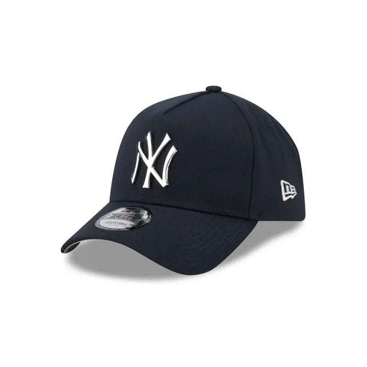 NEW YORK YANKEES MLB LOGO MÉTALLIQUE AF9FORTY BLEU MARINE/ARGENTÉ