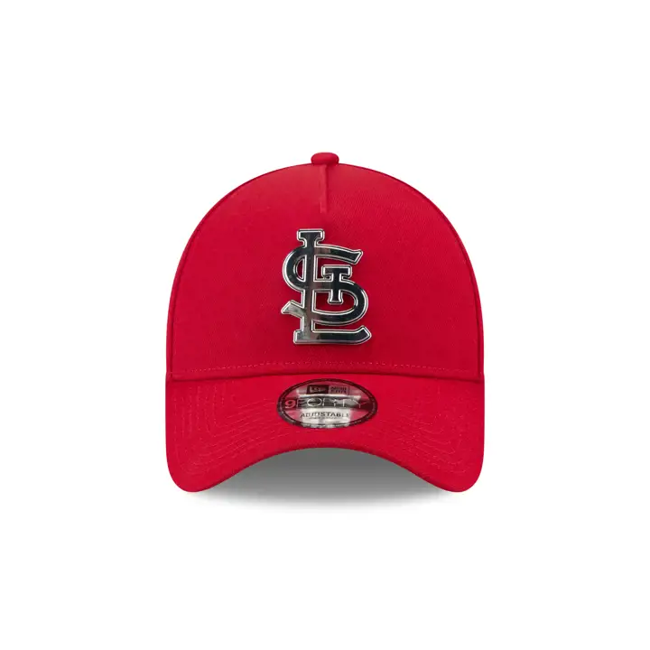 CASQUETTE MLB ST. LOUIS CARDINALS METAL LOGO AF9FORTY ROUGE/ARGENT