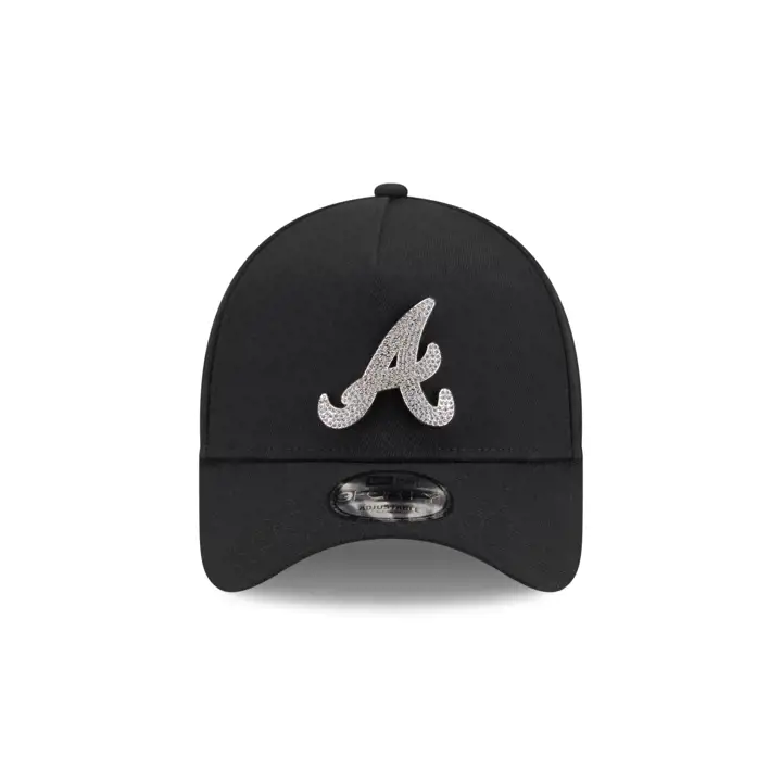 CASQUETTE AF9FORTY NOIRE À STRASS MLB ATLANTA BRAVES