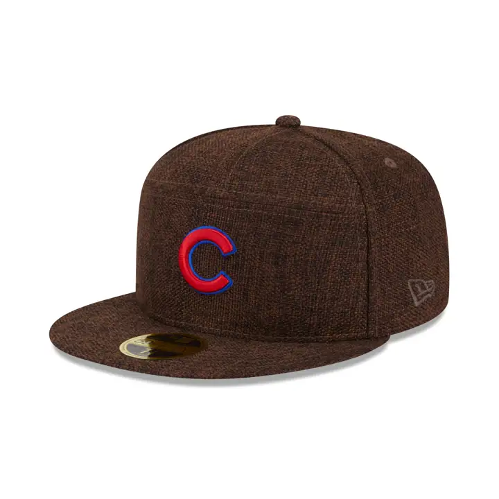 CASQUETTE CHICAGO CUBS MLB EN CHANVRE SP59FIFTY BRN