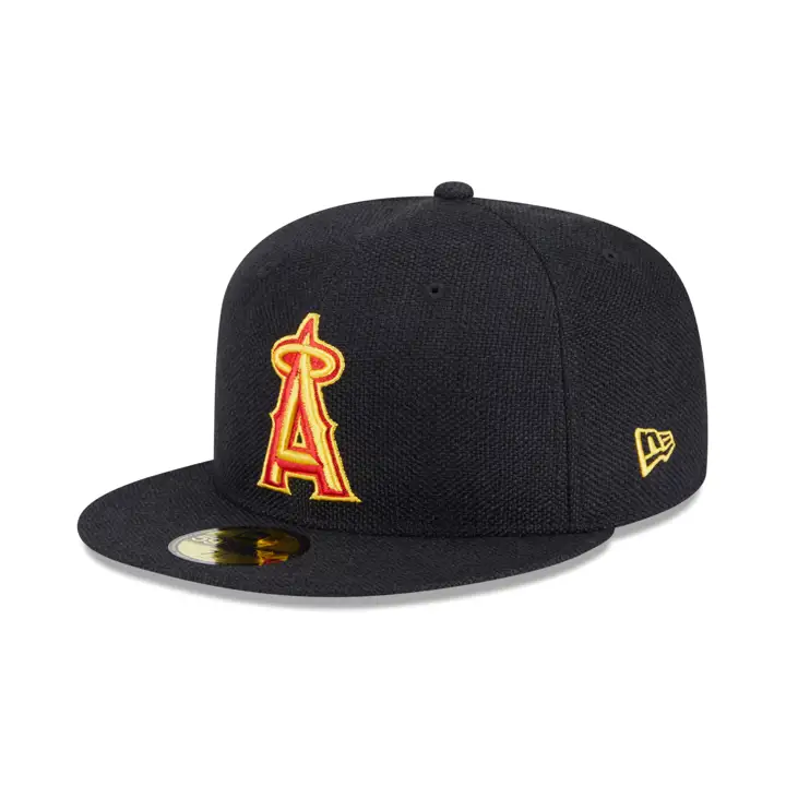 ANAHEIM ANGELS MLB BLACK HEMP 59FIFTY NOIR