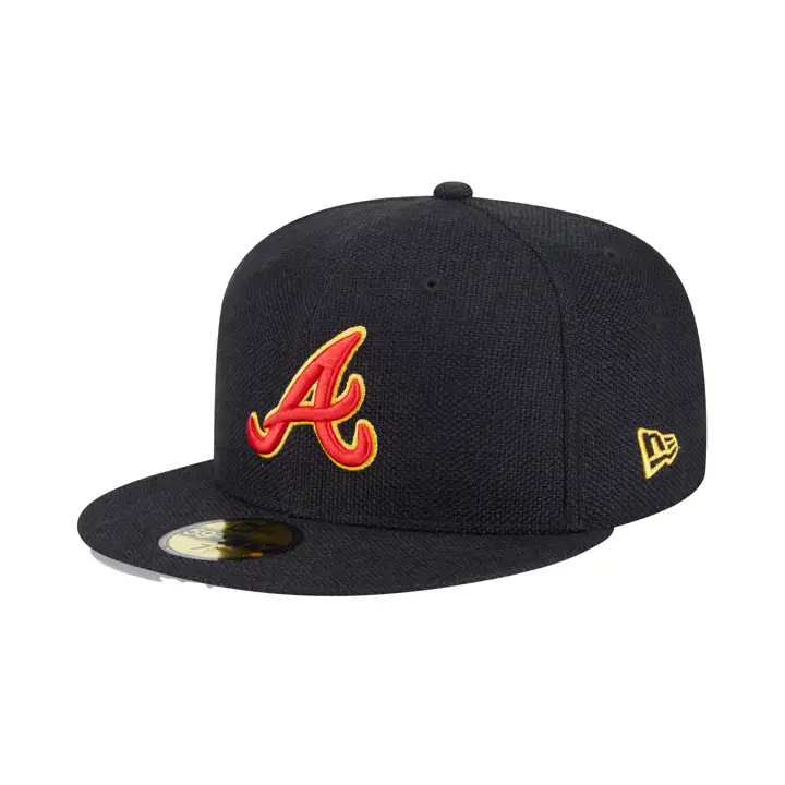 CASQUETTE 59FIFTY MLB BLACK HEMP ATLANTA BRAVES NOIR