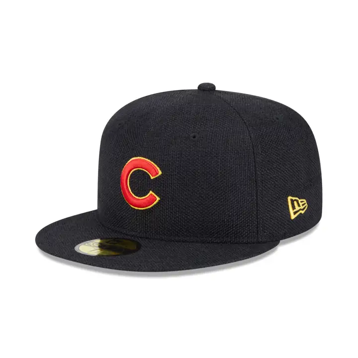 CASQUETTE 59FIFTY MLB CHICAGO CUBS EN CHANVRE NOIR