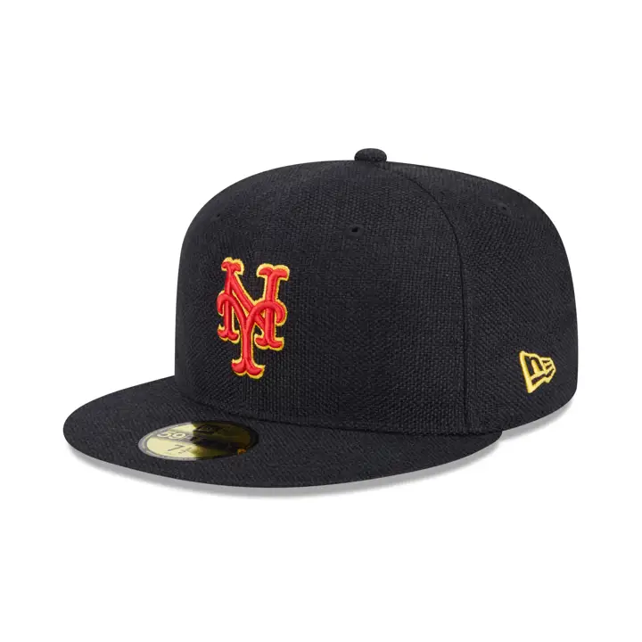 NEW YORK METS MLB NOIR CHANVRE 59FIFTY NOIR