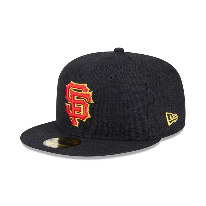 SAN FRANCISCO GIANTS MLB BLACK HEMP 59FIFTY BLK
