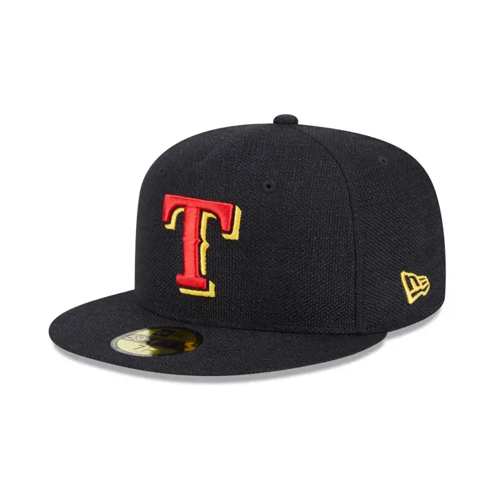 CASQUETTE TEXAS RANGERS MLB BLACK HEMP 59FIFTY NOIR