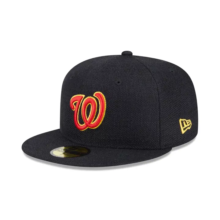 WASHINGTON NATIONALS MLB BLACK HEMP 59FIFTY NOIR