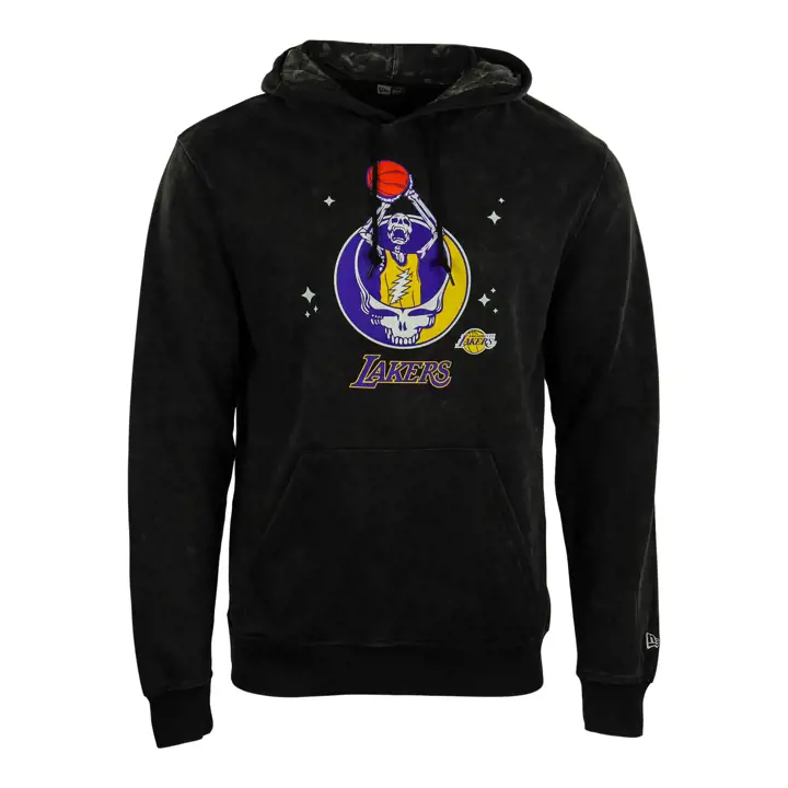 Sweat à capuche Los Angeles Lakers NBA ASG x Grateful Dead Noir/Noir